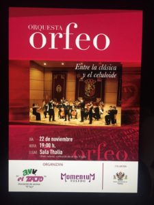 CARTEL ORFEO ORQUESTA