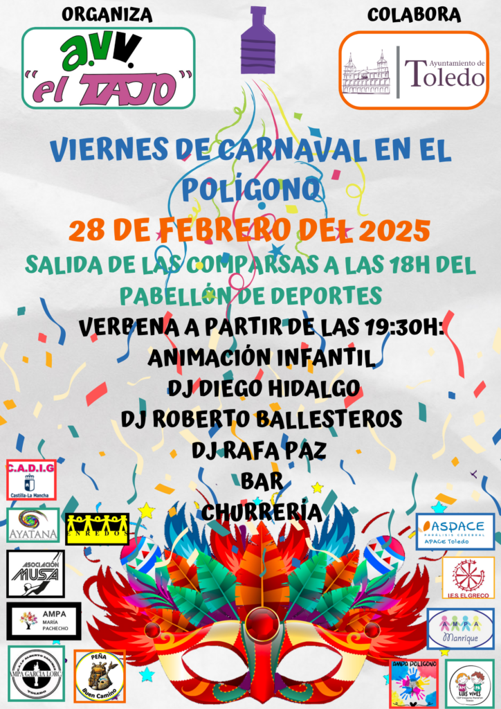 CARTEL CARNAVAL POLÍGONO 2025